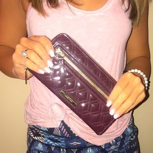 Large Plum Colored Wallet